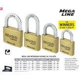HUGO LOCKS Mesingani katanac Mega Line45 45mm zlatni | Eponuda.com