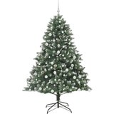 vidaXL Umjetno božićno drvce s stalakom Zelena 126 x 126 x 180 cm | shoptok.hr