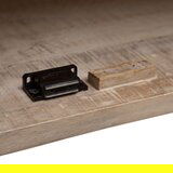 Ixia Vitrina od masivnog manga u prirodnoj boji 160x71 cm – | shoptok.hr