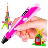 3d pisalo 5v tiskalnik kit 9m pla filamentov usb roza | shoptok.hr