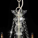  Luster s perlama bijeli 8 žarulja E14 | shoptok.hr