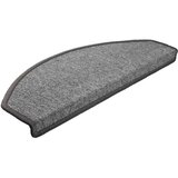  Prostirke za stepenice 10 kom 65x24x4 cm tamno sive poluokrugle velike | shoptok.hr