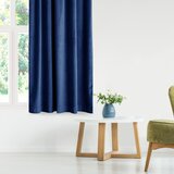 Restilo Temno modra žametna zavesa za delno zatemnitev 140x270 cm Eyelets – | Shoptok.si
