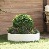 Prsten za saksiju Bijelo 80 x 80 x 20 cm Čelična vrata | shoptok.hr