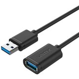 Unitek Y-C457GBK USB cable USB 3.2 Gen 1 (3.1 Gen 1) 1 m USB A Black | shoptok.hr