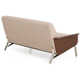 Kave Home Svetlo rjava sedežna garnitura iz šenilje 165 cm Amsen – | Shoptok.si