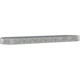 vidaXL Visoka greda iz prašno premazanega jekla 600x140x36 cm antracit, (20707369) | Shoptok.si
