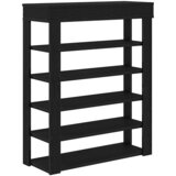  Stalak za cipele crni 80x30x98 cm od konstruiranog drva | shoptok.hr