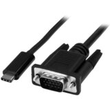 StarTech.com CDP2VGAMM1MB prilagodnik za video kabel 1 m USB Tip-C VGA (D-Sub) Crno Cijene