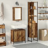  Set namještaja za kupaonicu 3 kom. Smeđa Konstruirano drvo | shoptok.hr