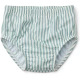 Liewood otroške kopalke anthony baby seersucker stripe sea blue/white