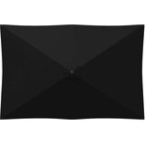  Vrtni suncobran 200 x 300 cm Poliester Pravokutni Crna | Shoptok.si