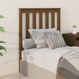 vidaXL Posteljno vzglavje medeno rjavo 81x6x101 cm trdna borovina Cene
