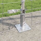  Zavareno žičano ogradno mreža s betonskom podlogom 50 x 1,2 m | shoptok.hr