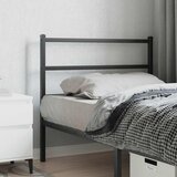  Metalno zamjensko uzglavlje crno 100 cm | shoptok.hr