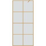  Zid za walk-in tuš Zlatno 90 x 195 cm Staklo otporno na udarce | shoptok.hr