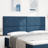  LED uzglavlje dijamant blok plavo 200 cm tkanina | shoptok.hr