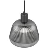  Črna viseča svetilka s steklenim senčilom ø 22 cm Tarifa – | Shoptok.si