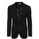 DStreet Men's elegant black single-breasted jacket cene