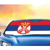 Praxis štitnik od sunca, zastava Srbije 150x68cm | ePonuda.com