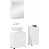  Set namještaja za kupaonicu TULUM 3 pcs Bijelo 60 x 34 x 63 cm | shoptok.hr