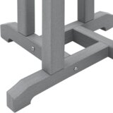 vidaXL Bar Miza Svetlo Siva 55x55x107 cm HDPE | Shoptok.si