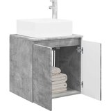  Umivaonik s policom Betonska siva 53 x 35 x 63 cm | shoptok.hr