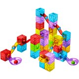 Magnetic Magnetni gradbeni blokčki plošče kroglične proge barviti 60 kosov. | Shoptok.si