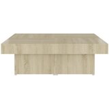 Stolić za kavu boja hrasta sonome 90 x 90 x 28 cm od iverice | shoptok.hr