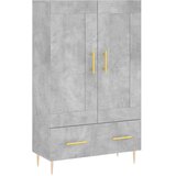  Visoka komoda boja betona 69,5 x 31 x 115 cm konstruirano drvo | shoptok.hr
