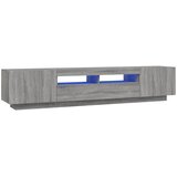  2-dijelni set TV ormarića LED boja hrasta od konstruiranog drva | Eponuda.com