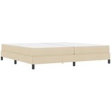  s opruga kutije Krema 200 x 200 cm tkanina | shoptok.hr