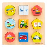 New Classic Toys Lesene vstavne sestavljanke - prometna sredstva | Shoptok.si