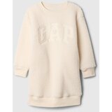 GAP Baby sherpa sweatshirt dress with logo - Girls | Shoptok.si