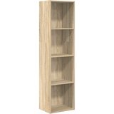  Regal za knjige boja hrasta 40x30x152 cm od konstruiranog drva | Eponuda.com