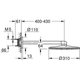 Grohe Rainshower SmartActive 310 SET Hard graphite 26475A00 | Eponuda.com