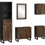 vidaXL Set namještaja za kupaonicu 5 pcs Bijela 38 x 33 x 160 cm | shoptok.hr