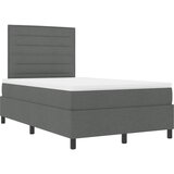 s opruga kutije Tamno siva 120 x 190 cm tkanina | shoptok.hr