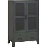  Industrijski sanduk za pohranu antracit 70x40x115 cm metalni | shoptok.hr
