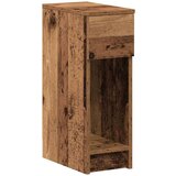  Noćni ormarići s ladicom 2 kom staro drvo 20x36x60 cm | shoptok.hr