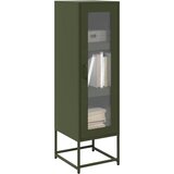  Visoka ploča maslinasto zelena 36x39x123cm Hladno valjani čelik | Shoptok.si