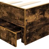  Konstrukcija postelje s predalom Dimljeni oreh 90 x 190 cm, (5000121255) | Shoptok.si