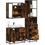 vidaXL 3-dijelni set kupaonskog namještaja boja hrasta drveni | shoptok.hr