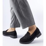Gemre Black classic eco-suede loafers Ticengo | shoptok.hr