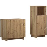  Set ormarića za kupaonicu 2 kom. Hrast artisan Prerađeno drvo | shoptok.hr