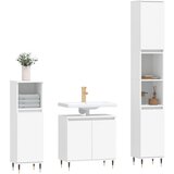  3-dijelni set kupaonskih ormarića bijeli od konstruiranog drva | shoptok.hr