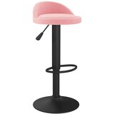 Furnova Barski stolček roza žamet, (21948999) | Shoptok.si