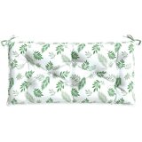  Jastuk za vrtnu klupu uzorak lišća 100x50x7 cm tkanina Oxford | shoptok.hr