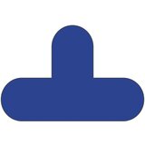  Talne oznake iz PVC-ja, oblika črke T, DE 10 kosov, moder | Shoptok.si