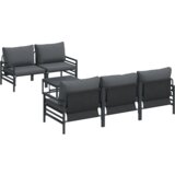 vidaXL Sjedeća garnitura za vrt 6 pcs Antracit 70 x 70.5 x 31.5 cm | shoptok.hr